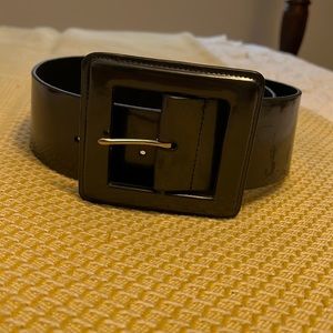 LIKE NEW - Womens Pewter pattern leather belt